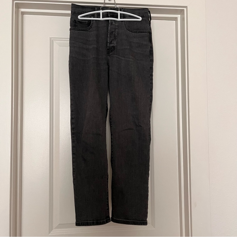Everlane Washed Black Cigarette Ankle Jean